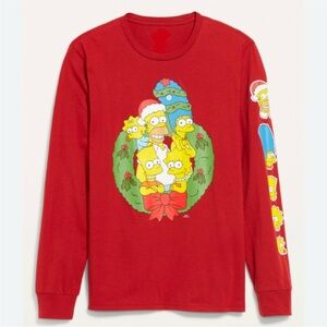 The Simpsons Christmas long sleeved shirt kids